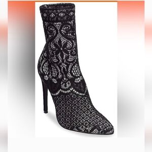 Elegant Black Lace Women's Boots